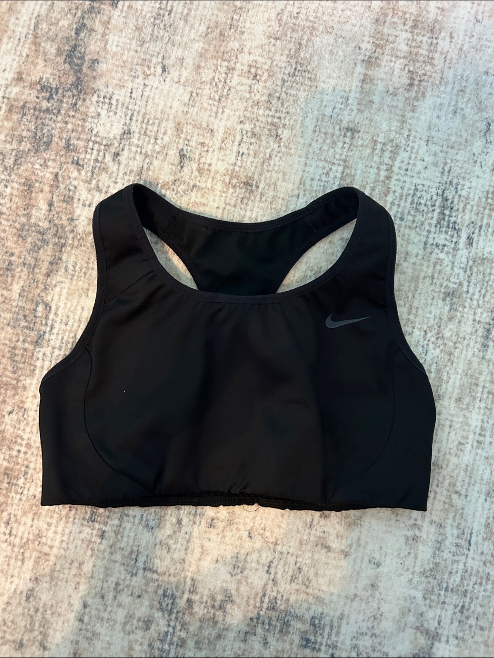 Nike Black Racerback High-Support Sports Bra